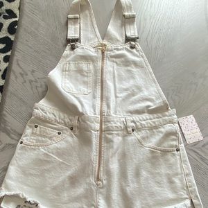 BRAND NEW Free People Short Overalls size 10